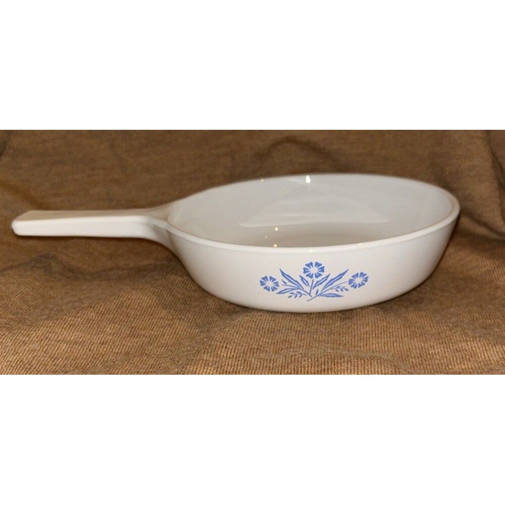 Vintage Corning Ware Cornflower Blue Sauce Pan Skillet P-83-B 6 1/2" Small